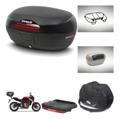 SHAD Rear trunk + accessories + mounting hardware SH46 SH 46 NEW MODEL KIT-242714
