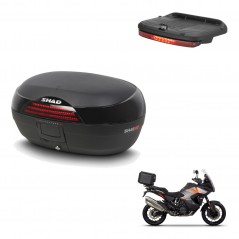 SHAD Rear trunk + brake light + mounting hardware SH46 SH 46 NEW MODEL KIT-242716