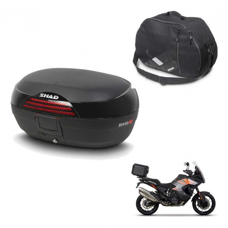 SHAD Rear trunk + internal bag + mounting hardware SH46 SH 46 NEW MODEL KIT-242717
