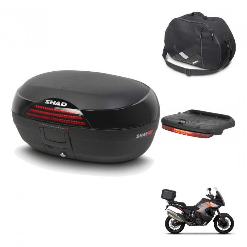 SHAD Rear trunk + accessories + mounting hardware SH46 SH 46 NEW MODEL KIT-242718