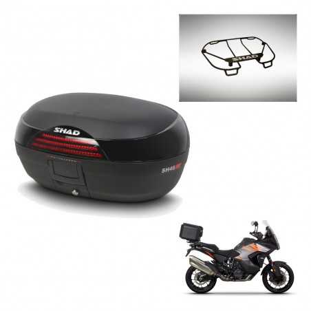 SHAD Baul trasero + parrilla portabultos superior herraje montaje SH46 SH 46 NEW MODEL KIT-242723