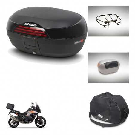 SHAD Rear trunk + accessories + mounting hardware SH46 SH 46 NEW MODEL KIT-242729