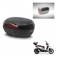 SHAD Rear trunk + passenger backrest + mounting hardware SH46 SH 46 NEW MODEL KIT-242735