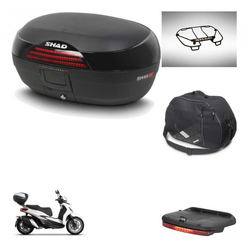 SHAD Rear trunk + accessories + mounting hardware SH46 SH 46 NEW MODEL KIT-242742