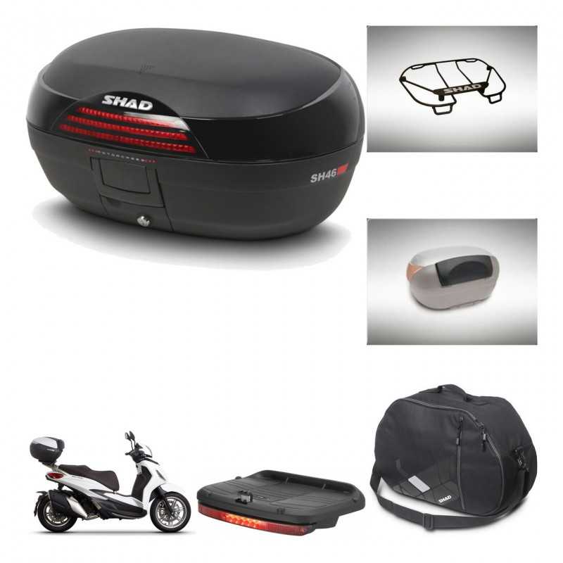 SHAD Rear trunk + accessories + mounting hardware SH46 SH 46 NEW MODEL KIT-242746