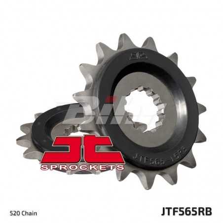 JT SPROCKETS Piñon goma 565 steel 15 dientes F56515RB