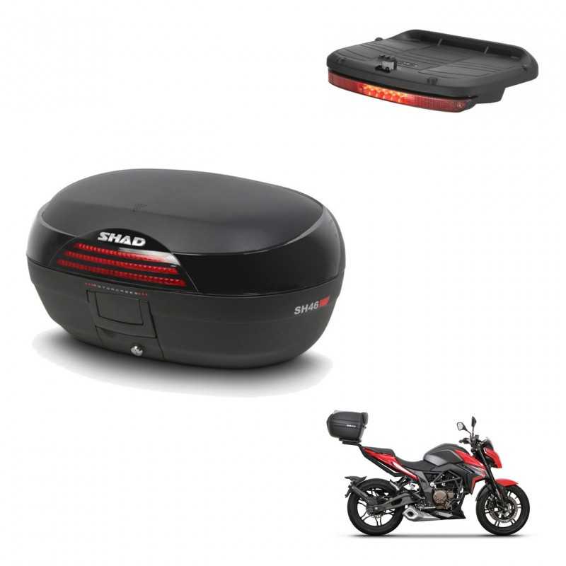SHAD Rear trunk + brake light + mounting hardware SH46 SH 46 NEW MODEL KIT-242764