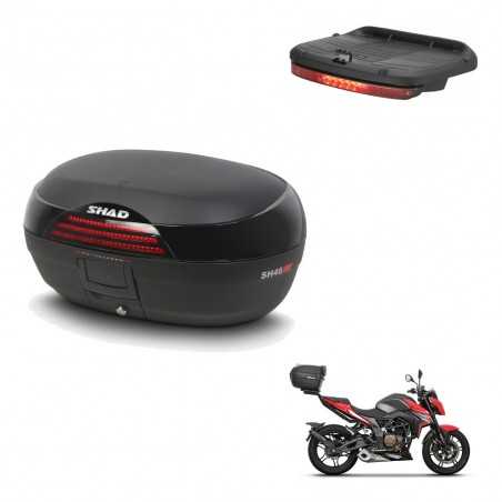 SHAD Baul trasero + luz de freno herraje montaje SH46 SH 46 NEW MODEL KIT-242764