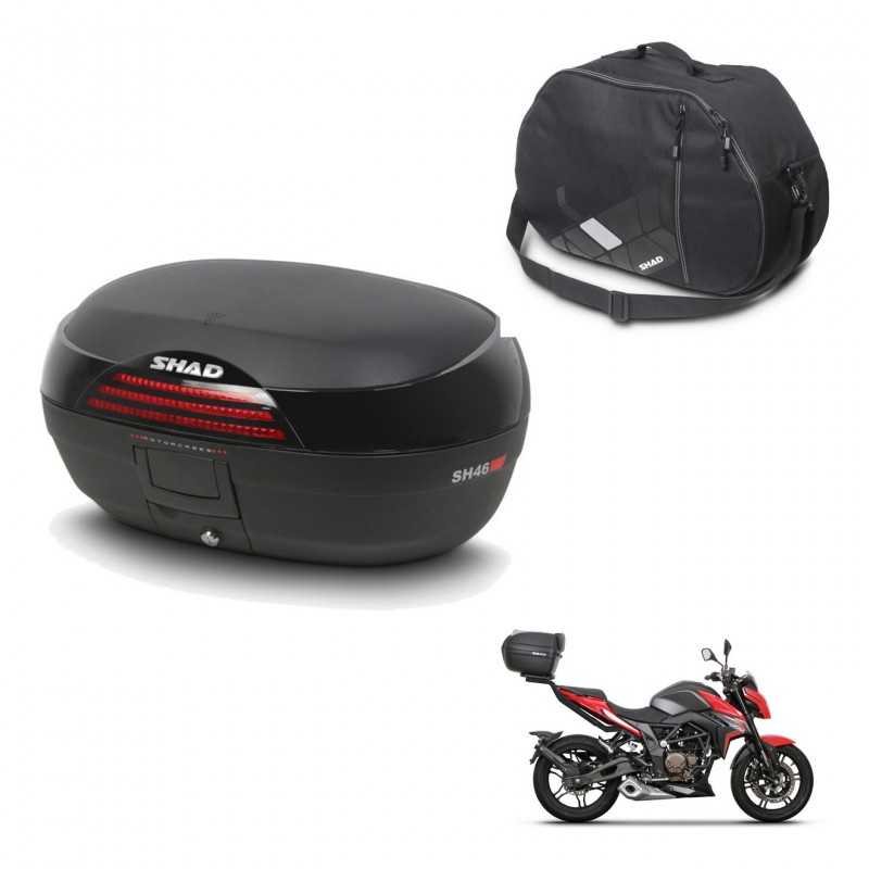 SHAD Rear trunk + internal bag + mounting hardware SH46 SH 46 NEW MODEL KIT-242765