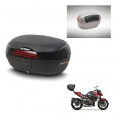 SHAD Rear trunk + passenger backrest + mounting hardware SH46 SH 46 NEW MODEL KIT-242767