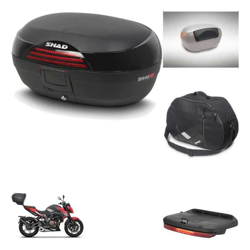SHAD Baul trasero + accesorios herraje montaje SH46 SH 46 NEW MODEL KIT-242770