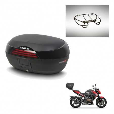 SHAD Baul trasero + parrilla portabultos superior herraje montaje SH46 SH 46 NEW MODEL KIT-242771