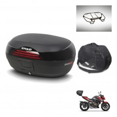 SHAD Rear trunk + accessories + mounting hardware SH46 SH 46 NEW MODEL KIT-242773