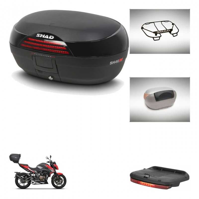 SHAD Baul trasero + accesorios herraje montaje SH46 SH 46 NEW MODEL KIT-242776