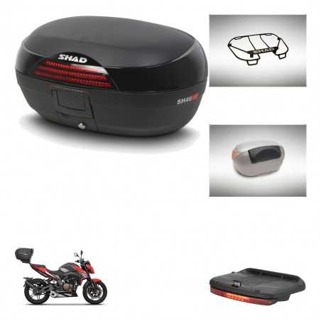 SHAD Rear trunk + accessories + mounting hardware SH46 SH 46 NEW MODEL KIT-242776