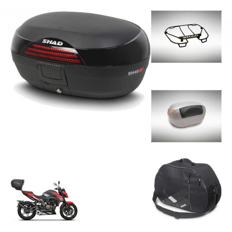 SHAD Baul trasero + accesorios herraje montaje SH46 SH 46 NEW MODEL KIT-242777