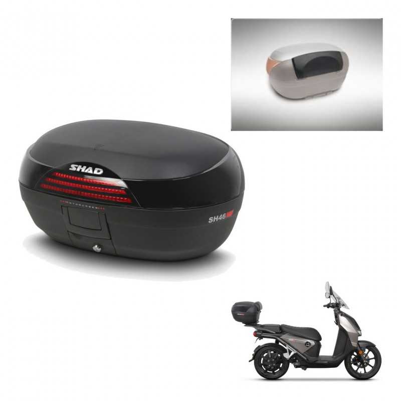 SHAD Baul trasero + respaldo de pasajero herraje montaje SH46 SH 46 NEW MODEL KIT-242815