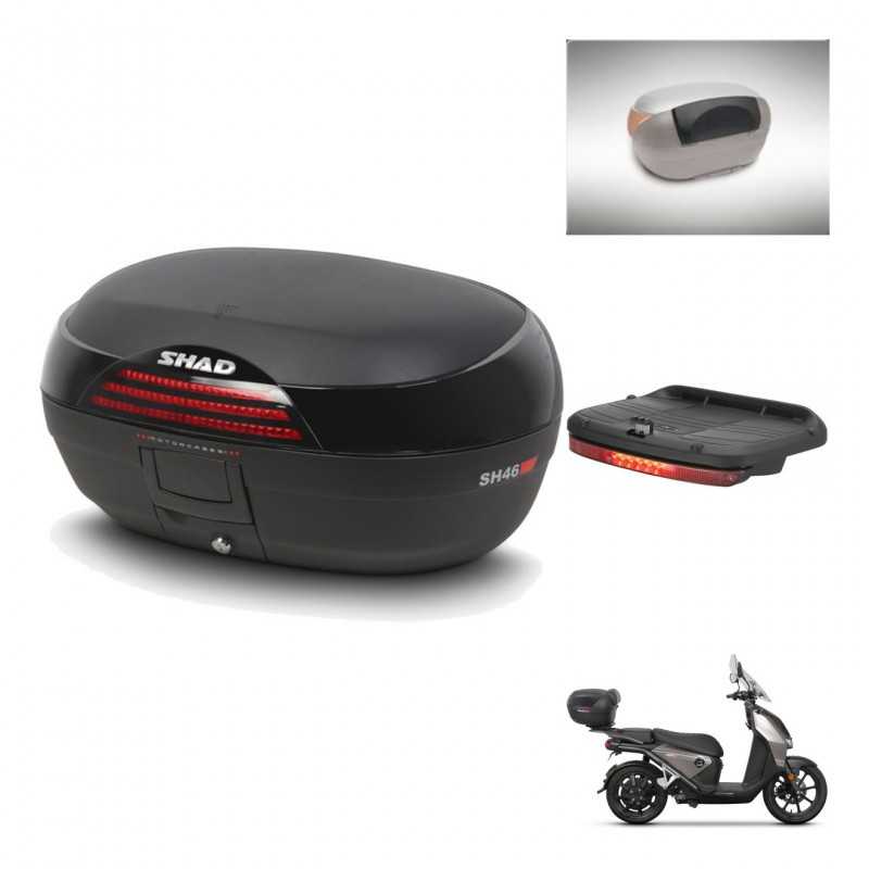 SHAD Rear trunk + accessories + mounting hardware SH46 SH 46 NEW MODEL KIT-242816