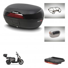 SHAD Rear trunk + accessories + mounting hardware SH46 SH 46 NEW MODEL KIT-242824