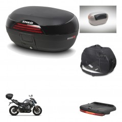 SHAD Rear trunk + accessories + mounting hardware SH46 SH 46 NEW MODEL KIT-242834