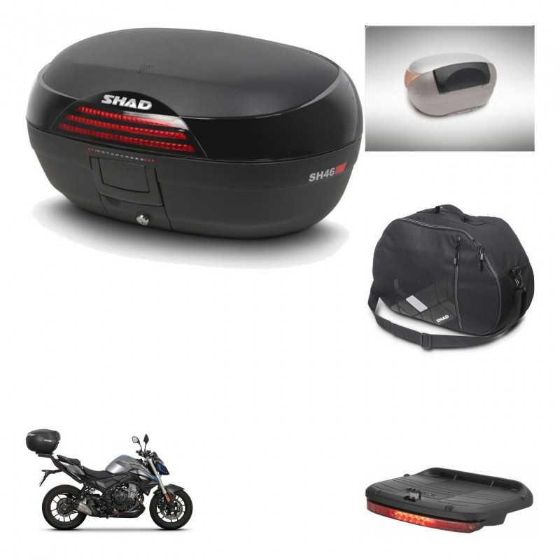 SHAD Rear trunk + accessories + mounting hardware SH46 SH 46 NEW MODEL KIT-242834