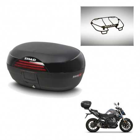 SHAD Baul trasero + parrilla portabultos superior herraje montaje SH46 SH 46 NEW MODEL KIT-242835