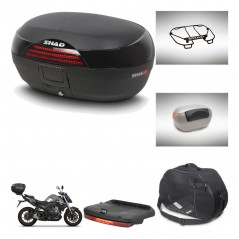 SHAD Rear trunk + accessories + mounting hardware SH46 SH 46 NEW MODEL KIT-242842