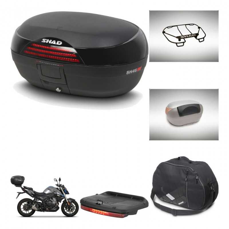 SHAD Rear trunk + accessories + mounting hardware SH46 SH 46 NEW MODEL KIT-242842