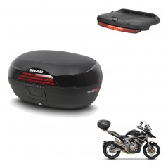 SHAD Rear trunk + brake light + mounting hardware SH46 SH 46 NEW MODEL KIT-242860