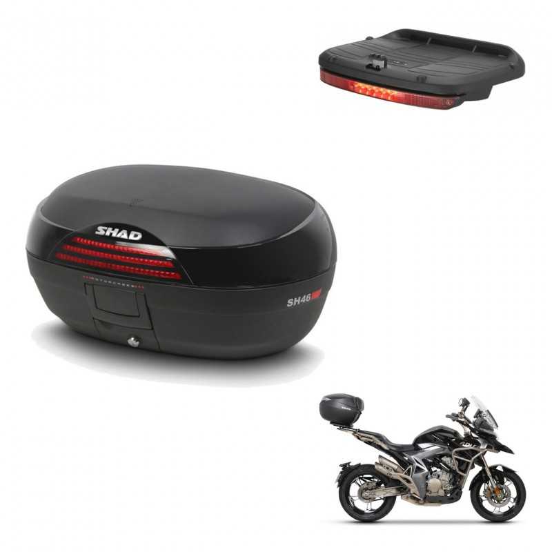 SHAD Rear trunk + brake light + mounting hardware SH46 SH 46 NEW MODEL KIT-242860