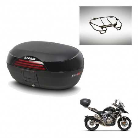 SHAD Baul trasero + parrilla portabultos superior herraje montaje SH46 SH 46 NEW MODEL KIT-242867
