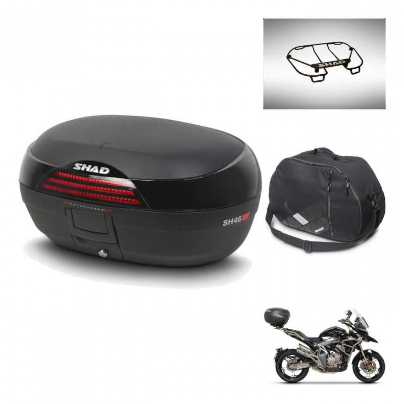 SHAD Rear trunk + accessories + mounting hardware SH46 SH 46 NEW MODEL KIT-242869
