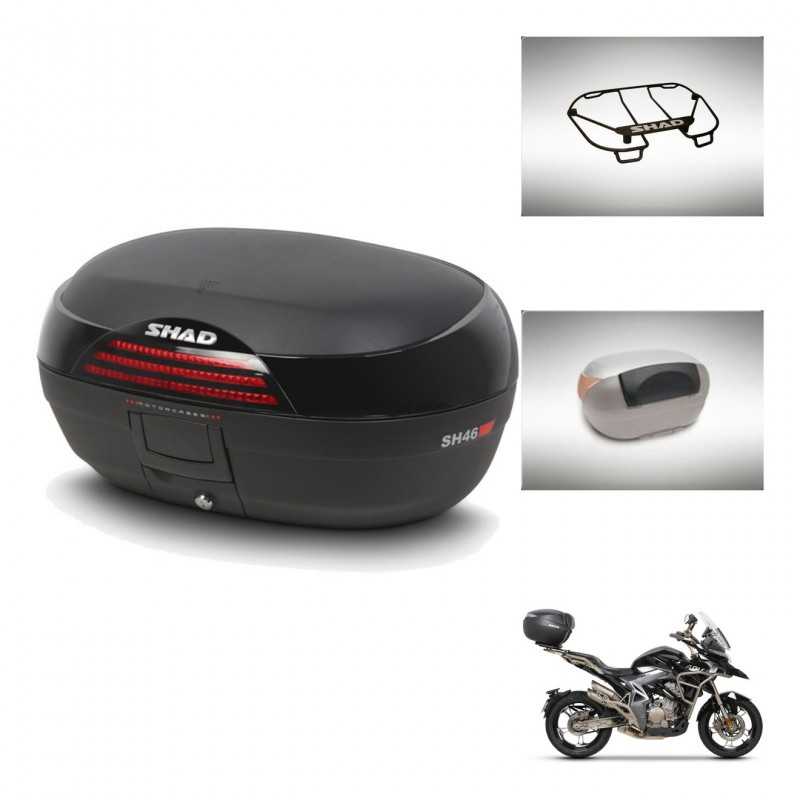 SHAD Rear trunk + accessories + mounting hardware SH46 SH 46 NEW MODEL KIT-242871