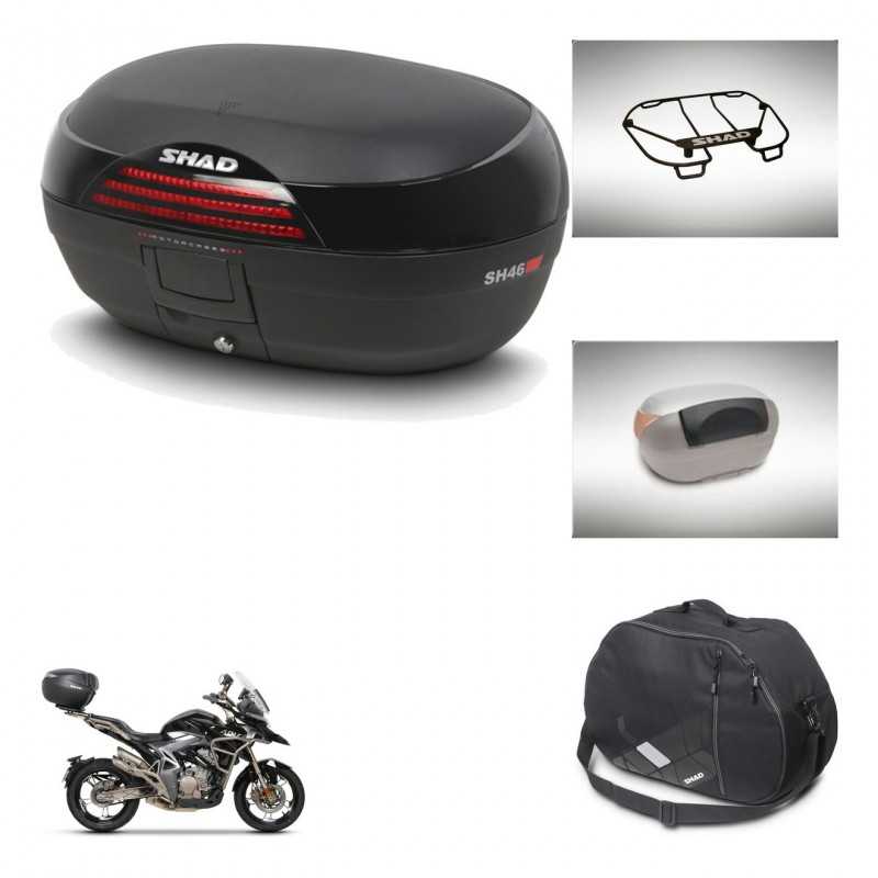 SHAD Rear trunk + accessories + mounting hardware SH46 SH 46 NEW MODEL KIT-242873