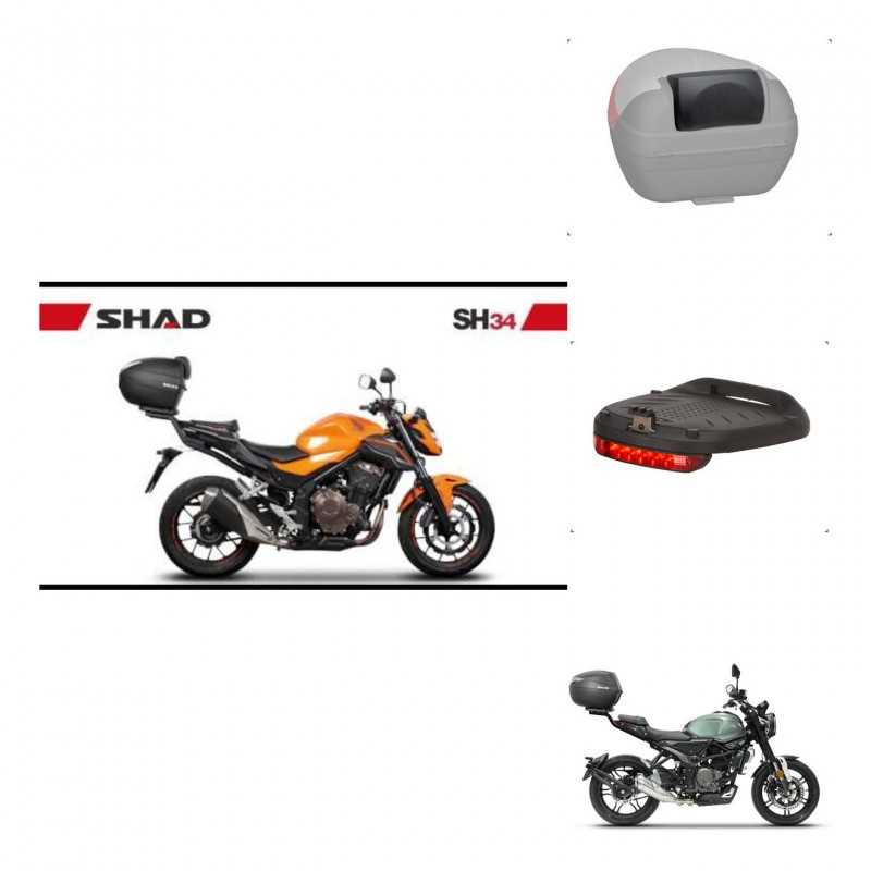 SHAD Rear trunk + accessories + mounting hardware SH34 CARBON LOOK KIT-242906
