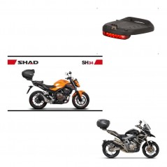 SHAD Rear trunk + brake light + mounting hardware SH34 CARBON LOOK KIT-242940