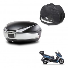 SHAD Rear trunk + internal bag + mounting hardware SH48 TITANIUM PREMIUM KIT-243113