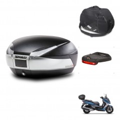 SHAD Baul trasero + accesorios herraje montaje SH48 TITANIUM PREMIUM KIT-243114
