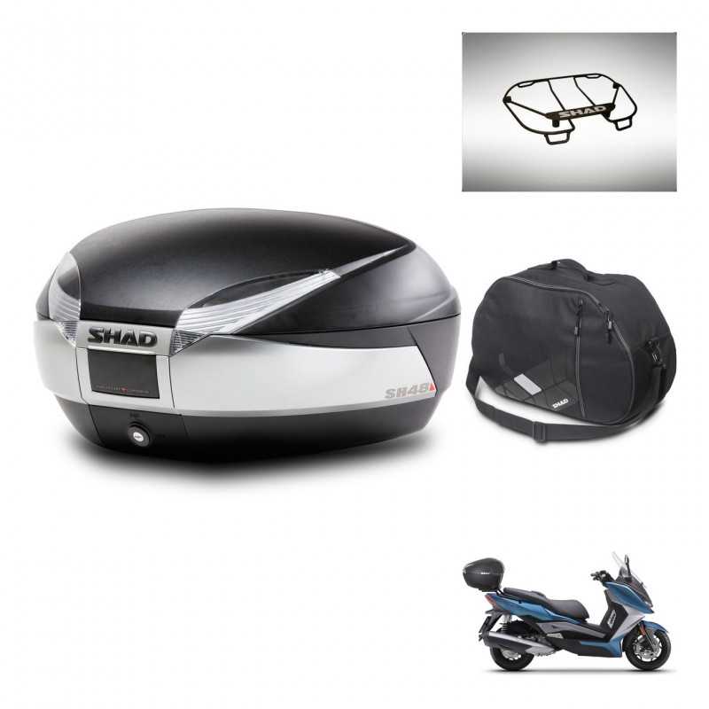 SHAD Rear trunk + accessories + mounting hardware SH48 TITANIUM PREMIUM KIT-243117