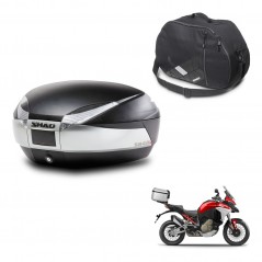 SHAD Rear trunk + internal bag + mounting hardware SH48 TITANIUM PREMIUM KIT-243121