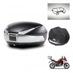 SHAD Rear trunk + accessories + mounting hardware SH48 TITANIUM PREMIUM KIT-243125