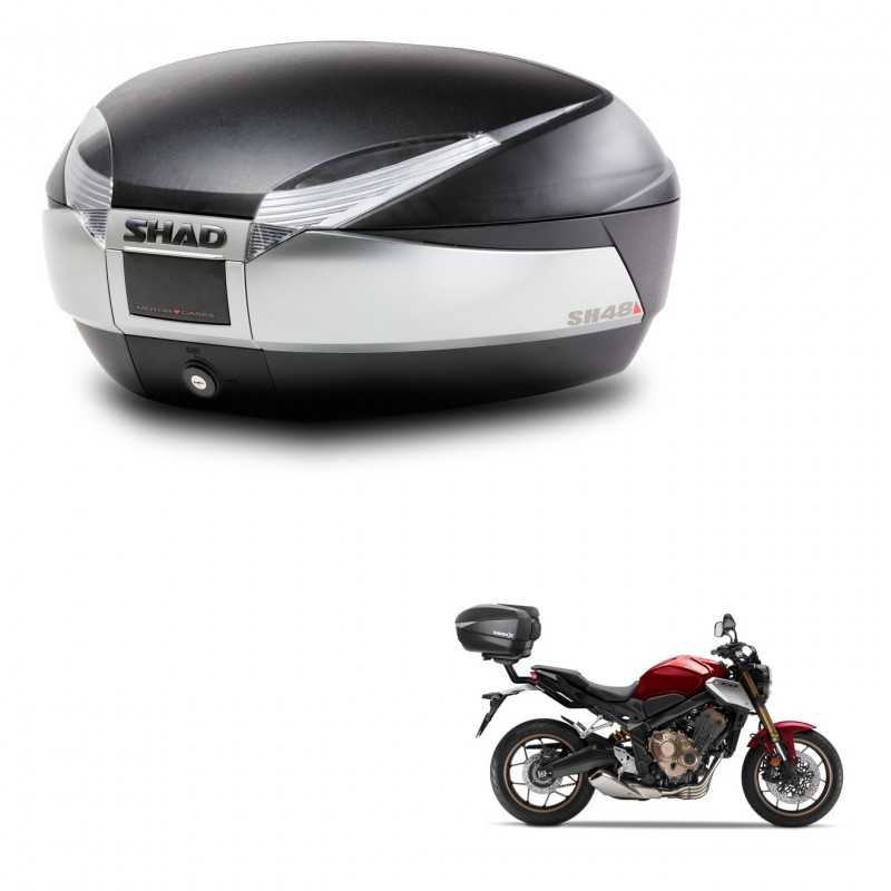 SHAD Baul trasero + herraje montaje SH48 TITANIUM PREMIUM KIT-243127