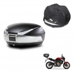 SHAD Rear trunk + internal bag + mounting hardware SH48 TITANIUM PREMIUM KIT-243129