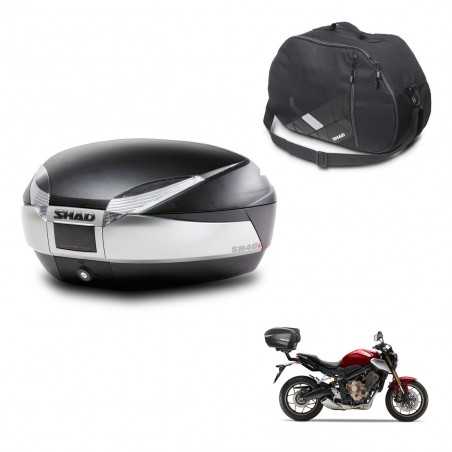 SHAD Baul trasero + bolsa interna herraje montaje SH48 TITANIUM PREMIUM KIT-243129