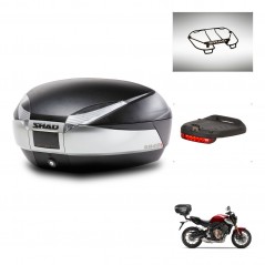 SHAD Baul trasero + accesorios herraje montaje SH48 TITANIUM PREMIUM KIT-243132