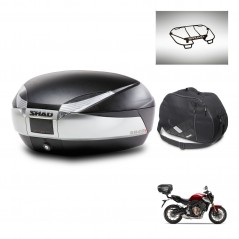 SHAD Rear trunk + accessories + mounting hardware SH48 TITANIUM PREMIUM KIT-243133