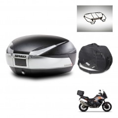 SHAD Rear trunk + accessories + mounting hardware SH48 TITANIUM PREMIUM KIT-243141