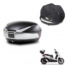 SHAD Rear trunk + internal bag + mounting hardware SH48 TITANIUM PREMIUM KIT-243145