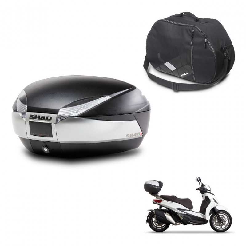 SHAD Rear trunk + internal bag + mounting hardware SH48 TITANIUM PREMIUM KIT-243145