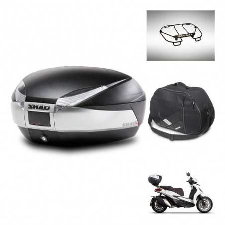 SHAD Baul trasero + accesorios herraje montaje SH48 TITANIUM PREMIUM KIT-243149